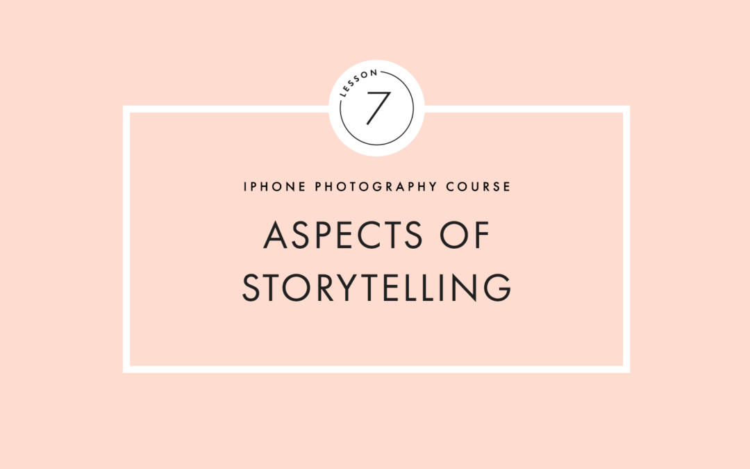 Lesson Seven: Aspects of Storytelling